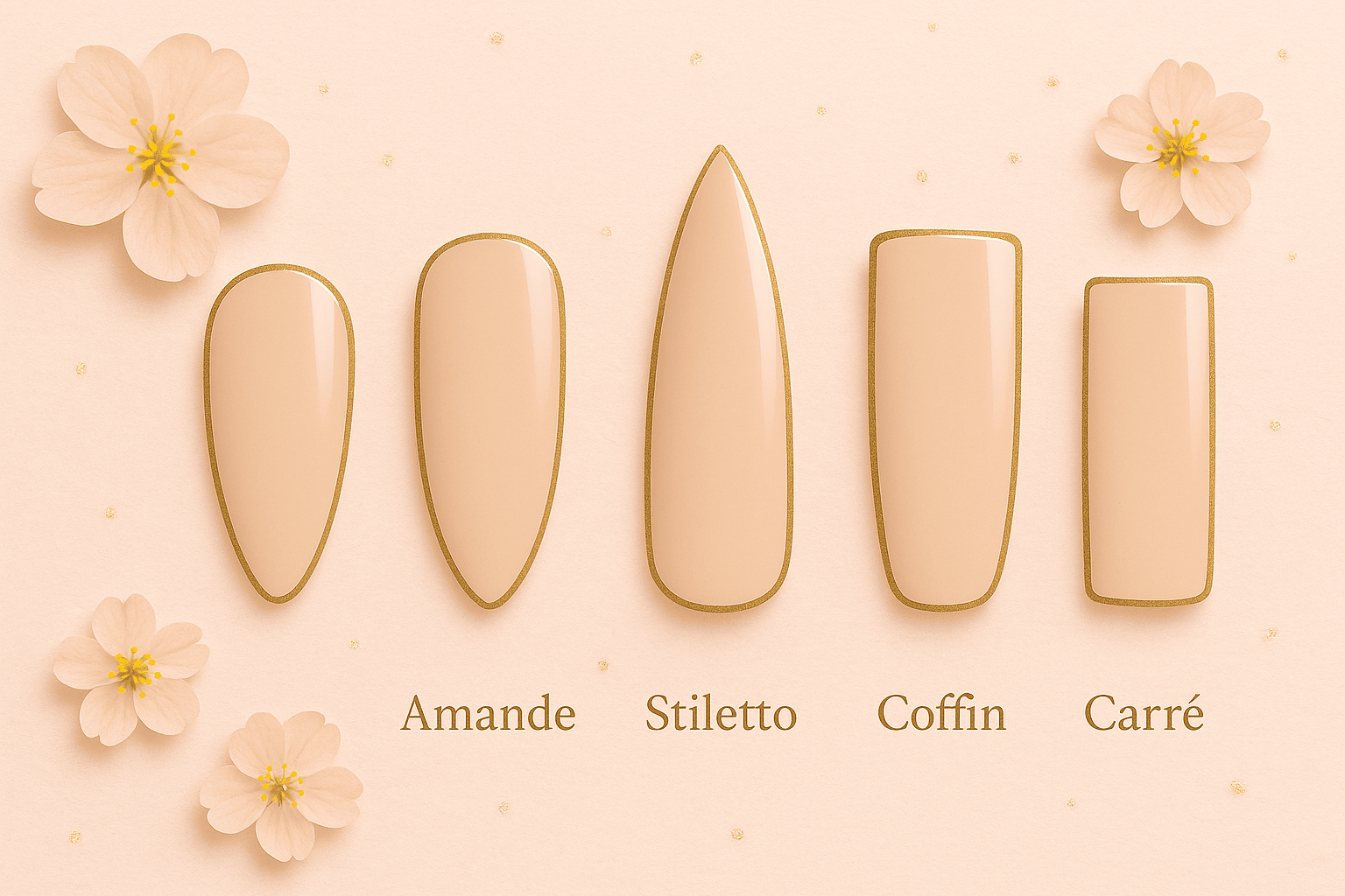 Formes d'ongles
